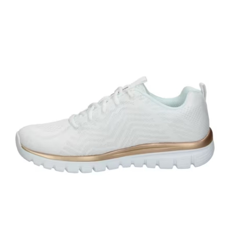 Sneakers Skechers Graceful-get Connected Mujer Blanco-oro