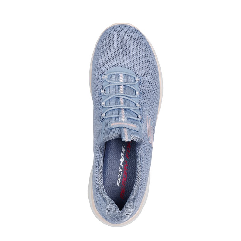 Sneakers Skechers Summit-summer Blush Mujer Celeste