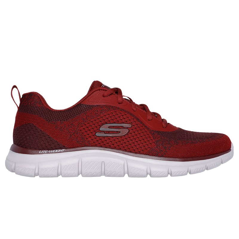 Sneakers Skechers Track-glendor Hombre Burdeos