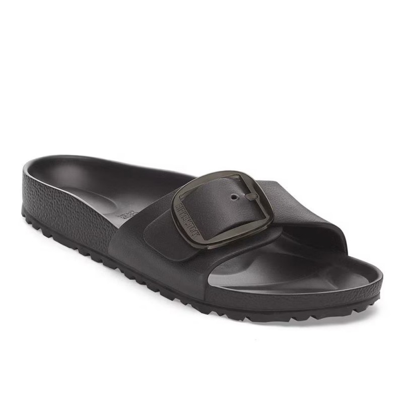 Sandalias Planas Birkenstock Madrid Big Buckle Eva Mujer Negro