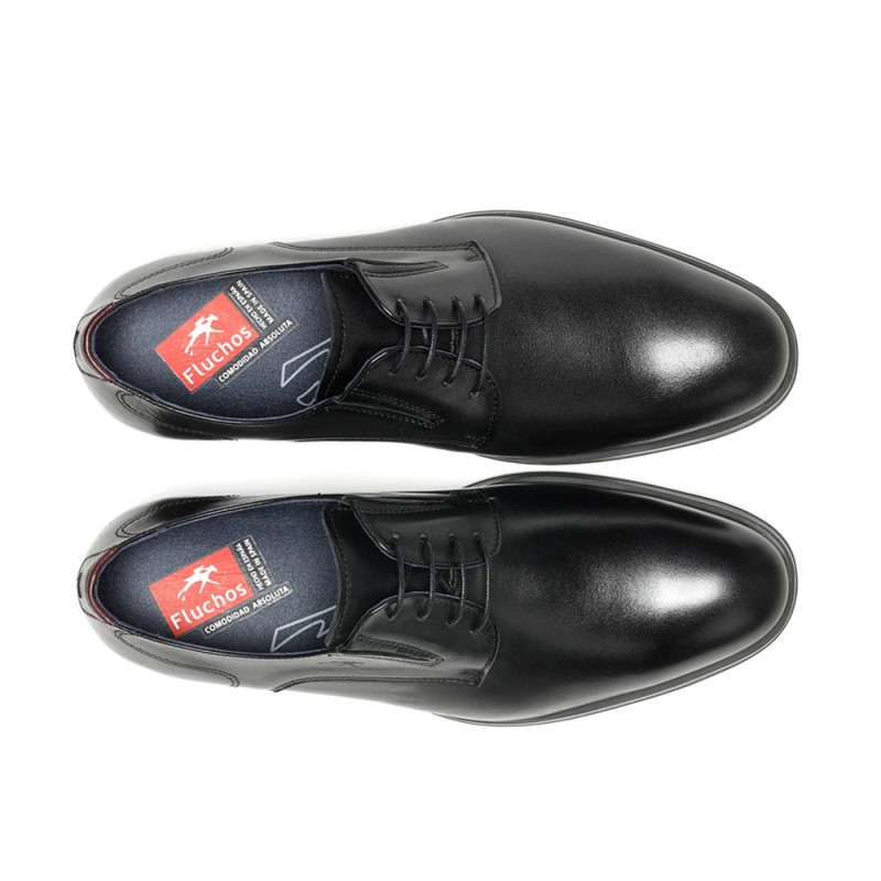 Zapatos de Vestir Fluchos F1887 Hombre Negro