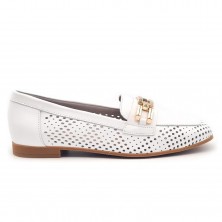 Mocasines Pitillos 5644 Mujer Blanco