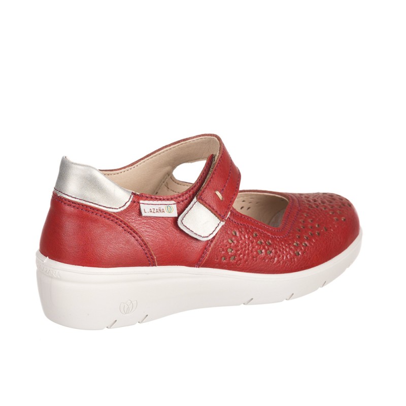Zapatos de Sport Laura Azaña 26814 Mujer Rojo