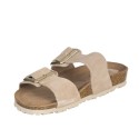 Sandalias Planas Inter-bios 7232 Mujer Beig