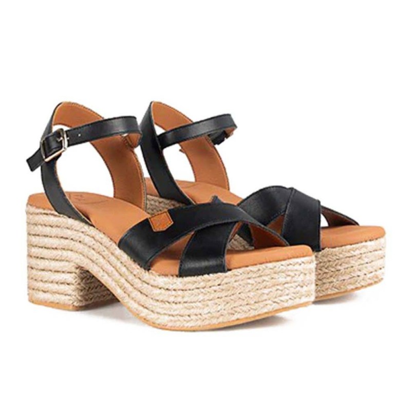 Sandalias de tacón Mujer Popa Clifton Negro