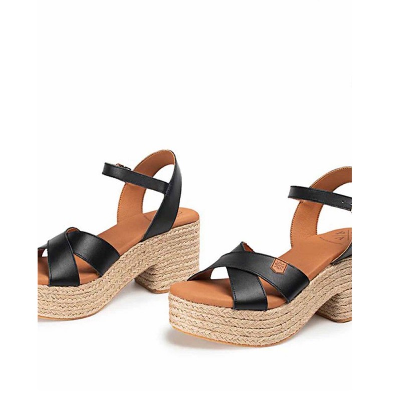 Sandalias de tacón Mujer Popa Clifton Negro