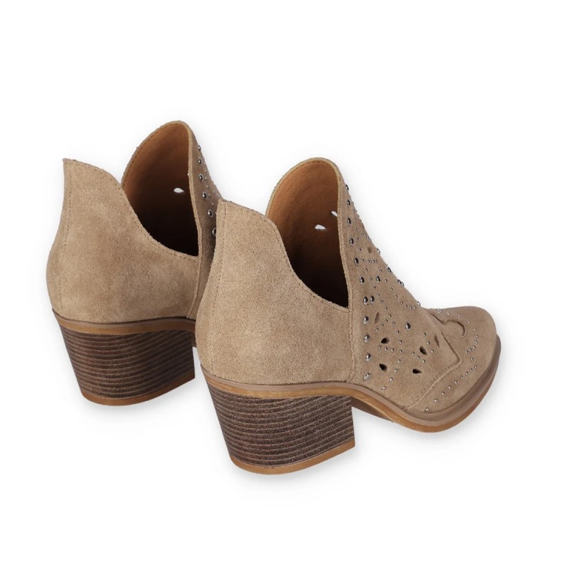 Botines de tacón Mujer Chika10 Nereida 06 Taupe
