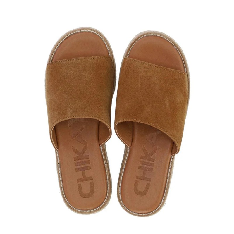 Sandalias Planas Mujer Chika10 Bonna 25 Cuero