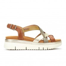 Sandalias Planas Mujer Pikolinos W4n-0650 Cuero