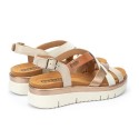 Sandalias Planas Mujer Pikolinos W4n-0650 Beig