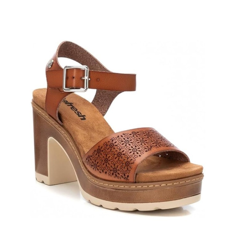 Sandalias de tacón Mujer Refresh 172781 Camel