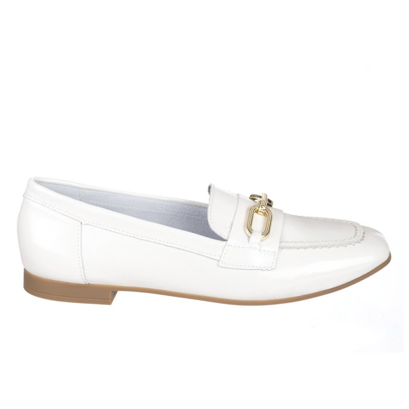 Mocasines Mujer Pitillos 10474 Blanco