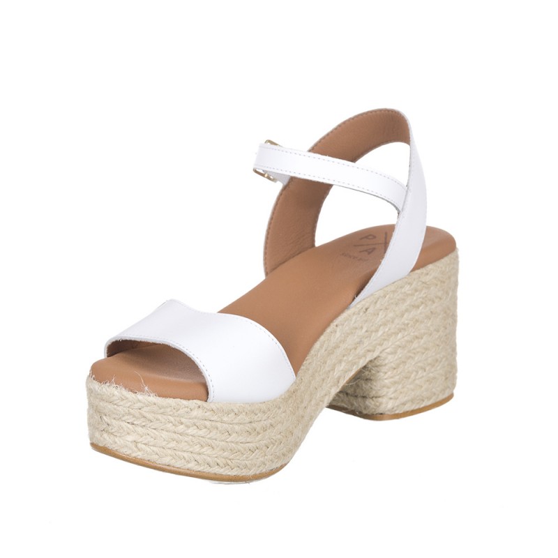 Sandalias de tacón Mujer Popa Arale Blanco