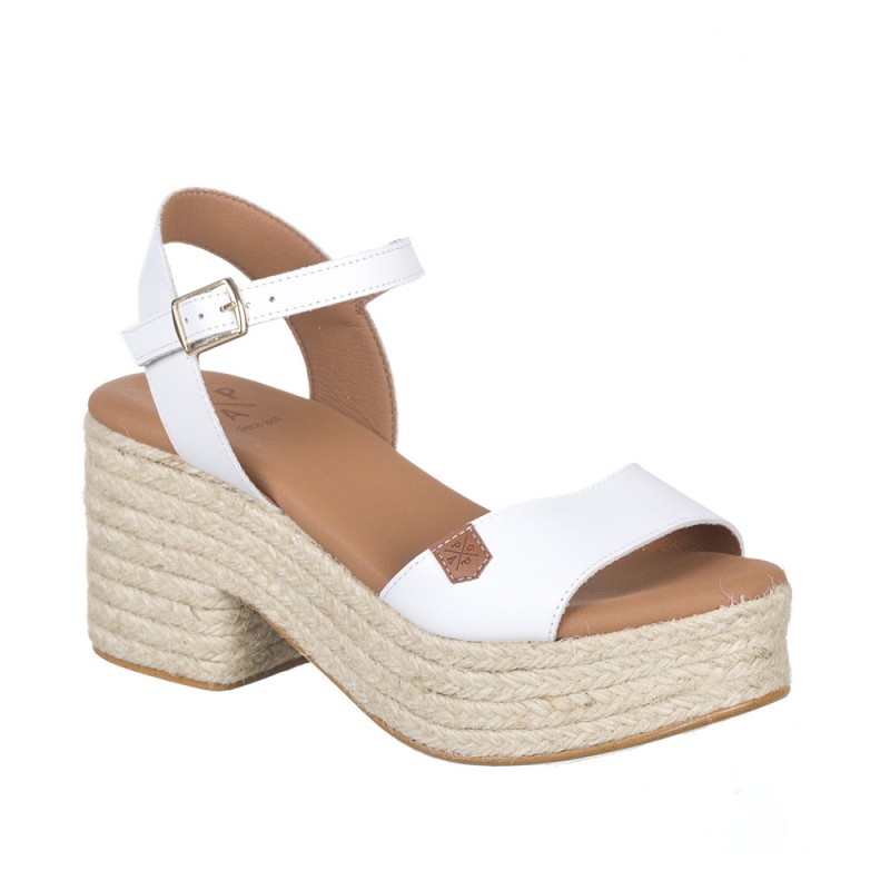 Sandalias de tacón Mujer Popa Arale Blanco