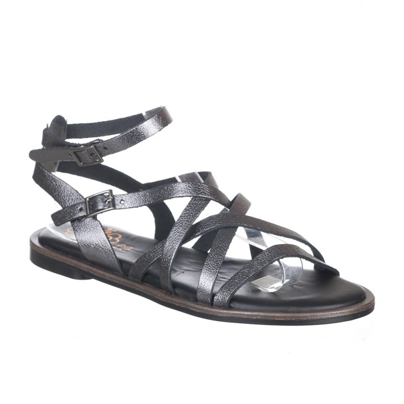 Sandalias Planas Mujer Porronet 3109 Plomo