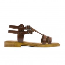 Sandalias Planas Mujer Porronet 3128 Moka