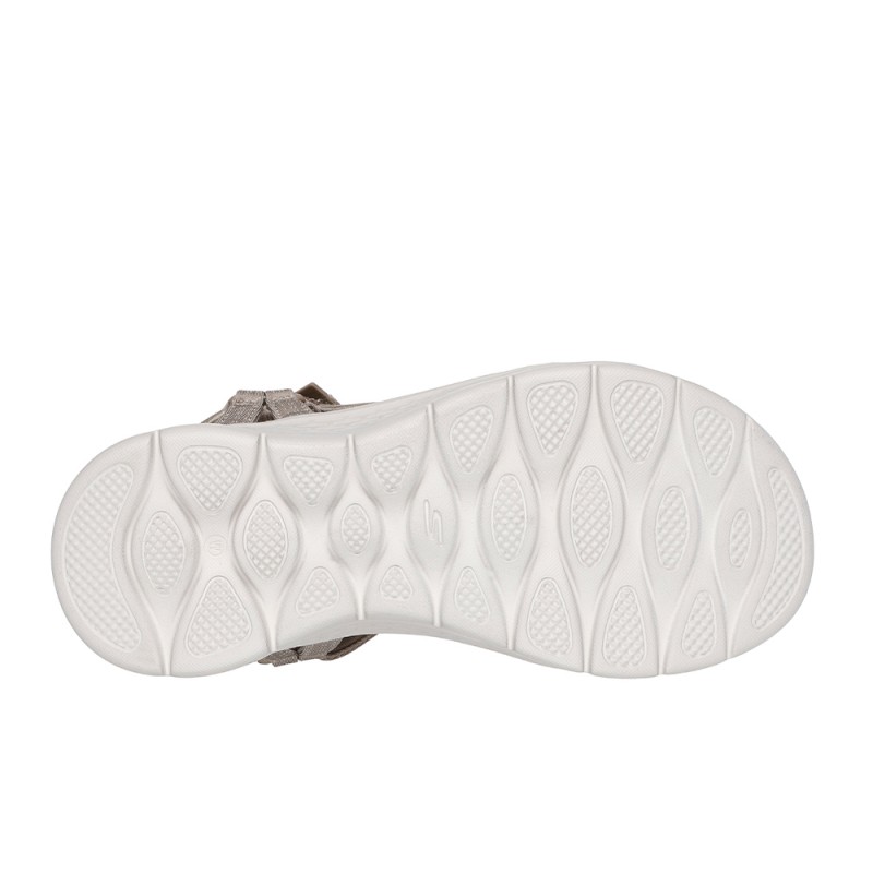 Sandalias Planas Mujer Skechers 141451 Taupe
