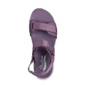 Sandalias Planas Mujer Skechers 119465 Morado