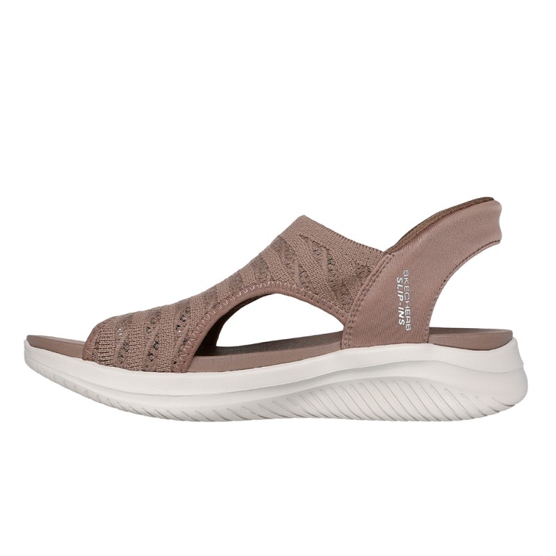 Sandalias Planas Mujer Skechers 119805 Marron