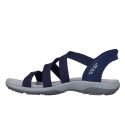 Sandalias Planas Mujer Skechers 163460 Marino