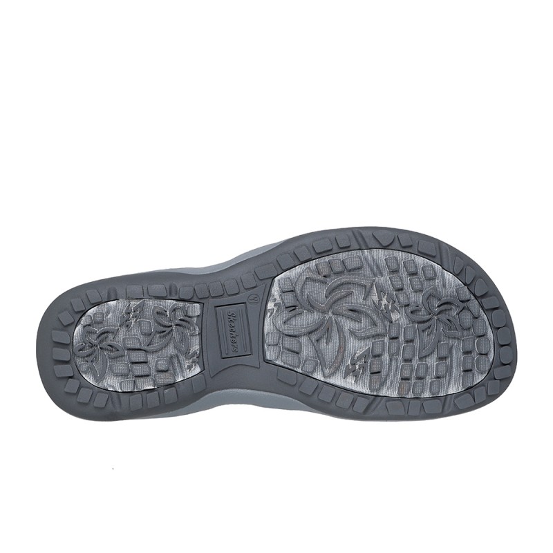 Sandalias Planas Mujer Skechers 163460 Marino