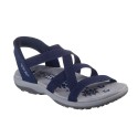 Sandalias Planas Mujer Skechers 163460 Marino