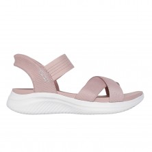 Sandalias Planas Mujer Skechers 119975 Rosa