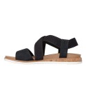 Sandalias Planas Mujer Skechers 114705 Negro