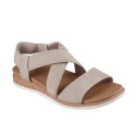 Sandalias Planas Mujer Skechers 114705 Taupe