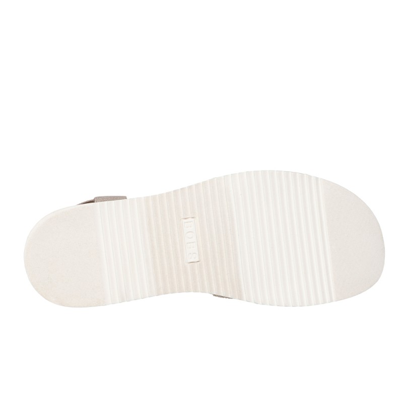 Sandalias Planas Mujer Skechers 114705 Taupe