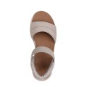 Sandalias Planas Mujer Skechers 114413 Taupe