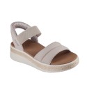 Sandalias Planas Mujer Skechers 114413 Taupe