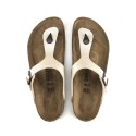Sandalias Planas Mujer Birkenstock Gizeh Blanco