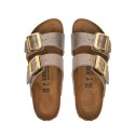 Sandalias Planas Mujer Birkenstock Sydney Taupe