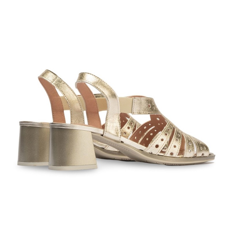Sandalias de tacón Mujer Pitillos 10530 Oro