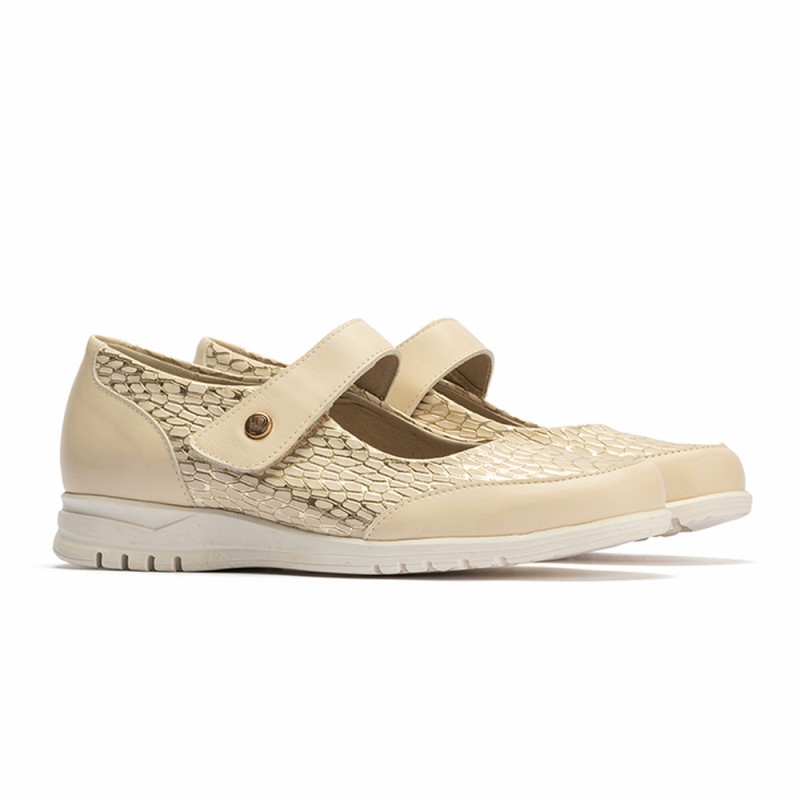 Zapatos de Sport Mujer Pitillos 20101 Beig