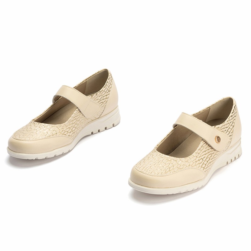 Zapatos de Sport Mujer Pitillos 20101 Beig