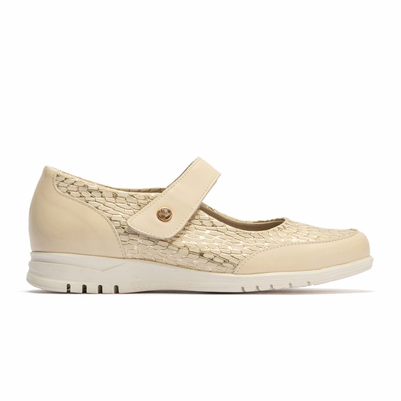 Zapatos de Sport Mujer Pitillos 20101 Beig