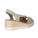 Cuñas Mujer Zapp 1612 Verde