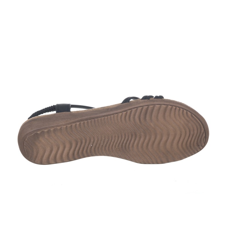 Sandalias Planas Mujer Zapp 26676 Negro