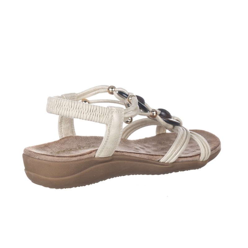 Sandalias Planas Mujer Zapp 28685 Oro