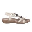 Sandalias Planas Mujer Zapp 28685 Oro