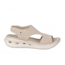 Sandalias Planas Mujer Zapp 28655 Beig