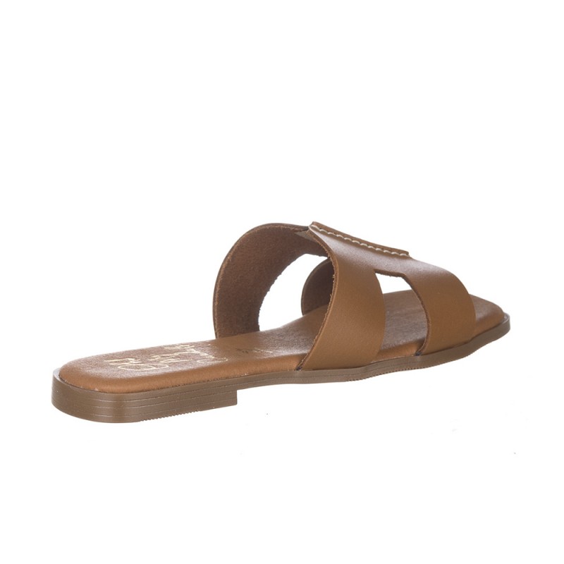 Sandalias Planas Mujer Oh My Sandals 5560 Cuero