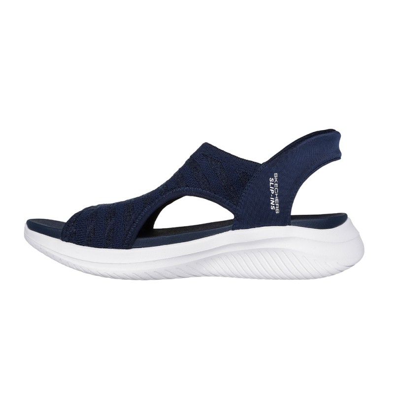 Sandalias Planas Mujer Skechers 119805 Marino