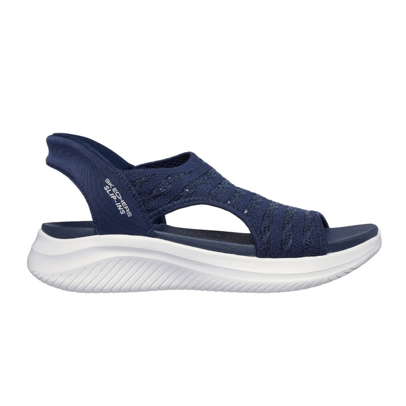 Sandalias Planas Mujer Skechers 119805 Marino