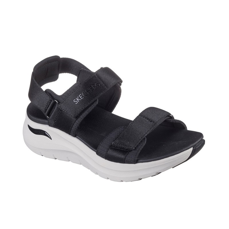 Sandalias Planas Mujer Skechers 119465 Negro