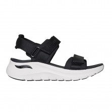 Sandalias Planas Mujer Skechers 119465 Negro