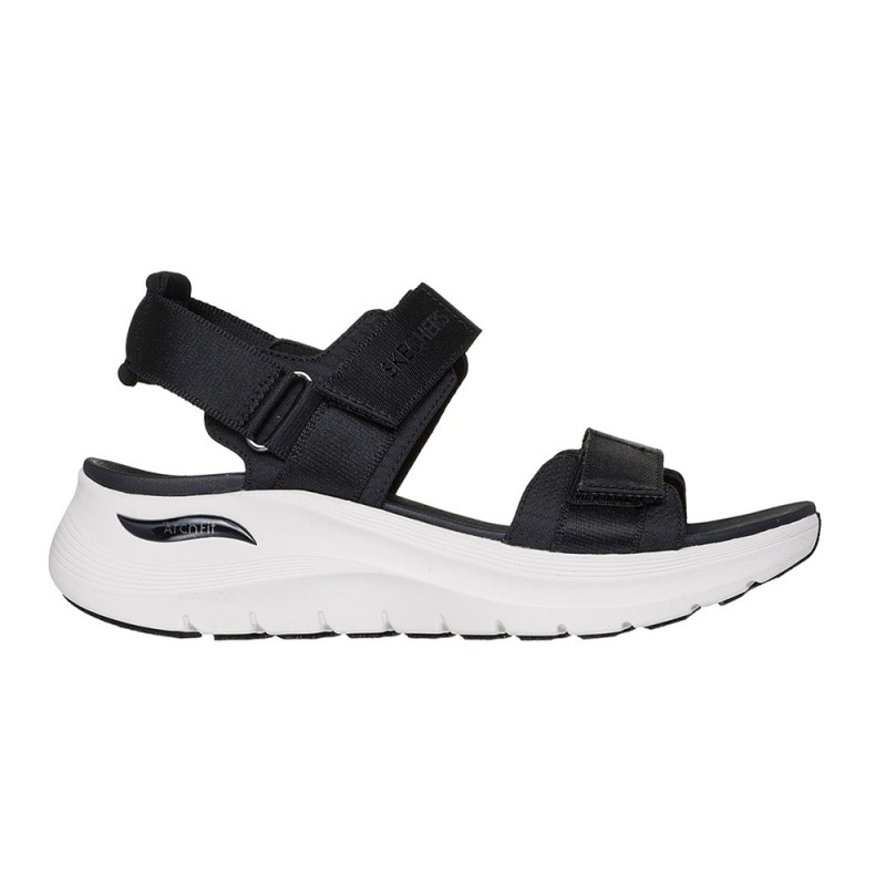 Sandalias Planas Mujer Skechers 119465 Negro