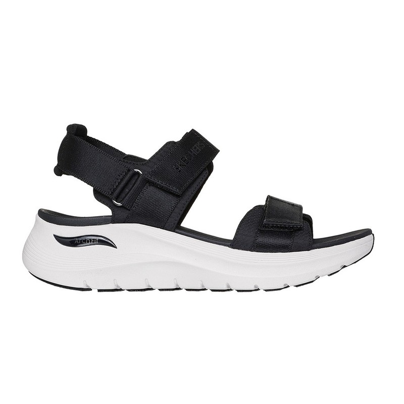 Sandalias Planas Mujer Skechers 119465 Negro